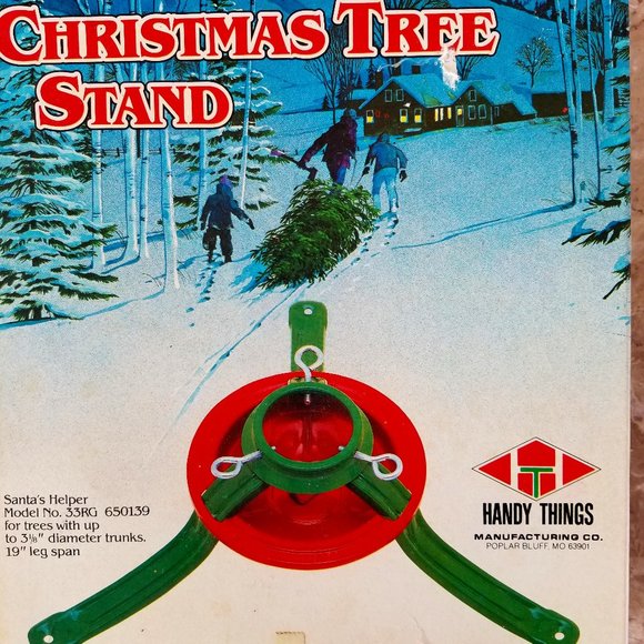 Handy Things Mfg. Co. Holiday Vintage Metal Christmas Tree Stand